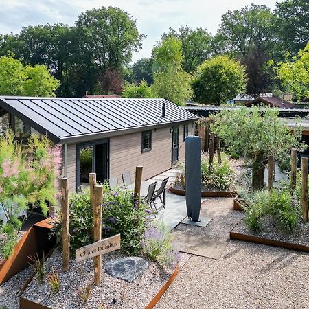 Modern Ingericht Chalet Op Groen Park Op De Veluwe Epe Luaran gambar