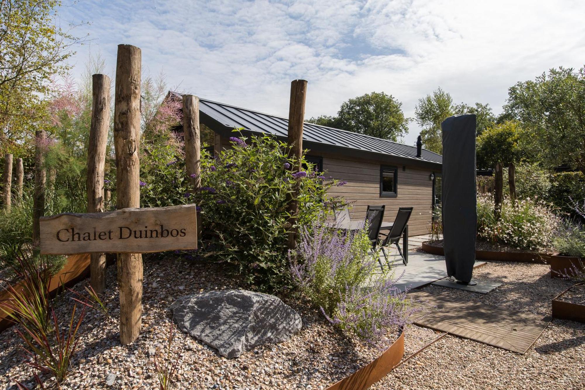 Modern Ingericht Chalet Op Groen Park Op De Veluwe Epe Luaran gambar