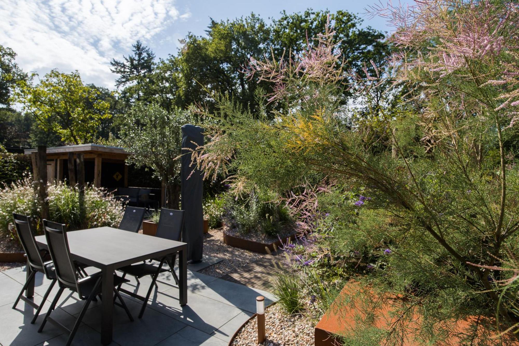 Modern Ingericht Chalet Op Groen Park Op De Veluwe Epe Luaran gambar